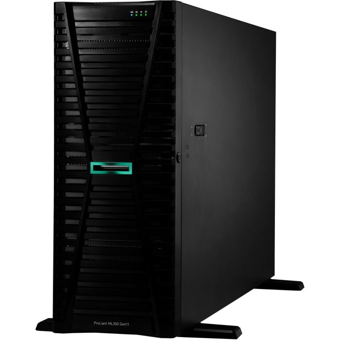 HPE ML350 Gen11 Server Xeon 4510 64GB DDR5 2x960GB SSD MR408i-o Torre 2x1000W RPS 1 HPE ML350 Gen11 Server Xeon 4510 64GB DDR5 2x960GB SSD MR408i-o Torre 2x1000W RPS 1