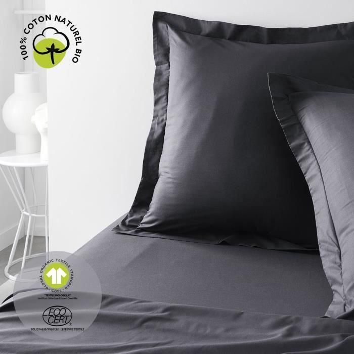 Today TOD3574643510532 Funda de Almohada de Algodón Orgánico 63 x 63 cm con Volante de 5 cm - Certificado Oeko-Tex Today TOD3574643510532 Funda de Almohada de Algodón Orgánico 63 x 63 cm con Volante de 5 cm - Certificado Oeko-Tex