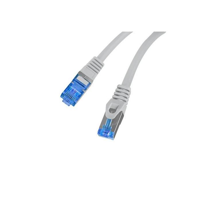 Lanberg Latiguillo Cable de Red Cat.6A S/FTP 25 cm Gris LSZH AWG 26 2