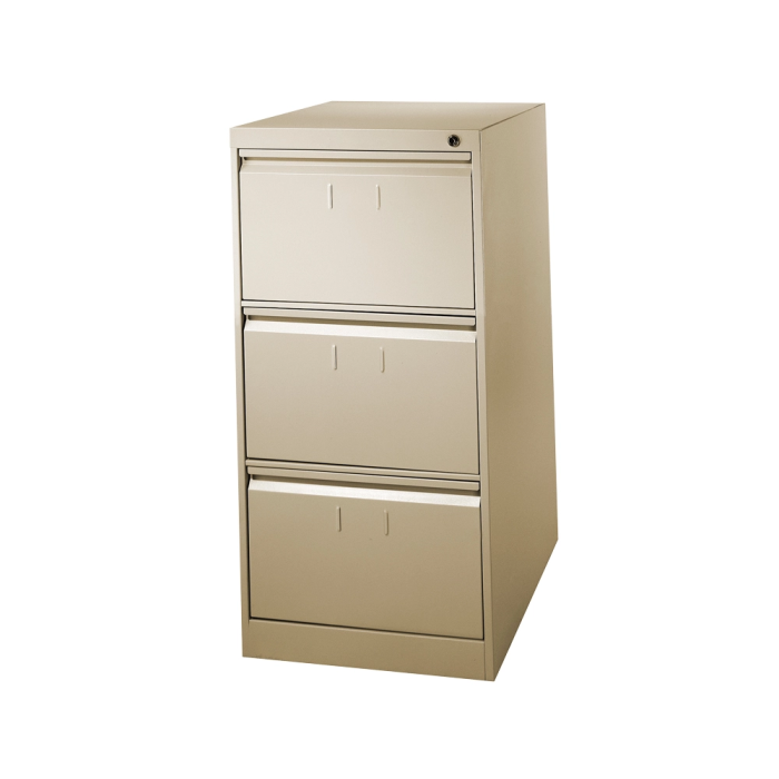 Blanca Fichero n.34 Metal 3 Cajones Beige 101x65x47.5 cm Carpetas Colgantes DIN A4 1