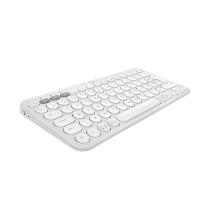 LOGITECH - Teclado inalámbrico - Pebble Keys 2 M380s - Bluetooth - Botón Easy-Switch - Blanco - (920-011804) LOGITECH - Teclado inalámbrico - Pebble Keys 2 M380s - Bluetooth - Botón Easy-Switch - Blanco - (920-011804)