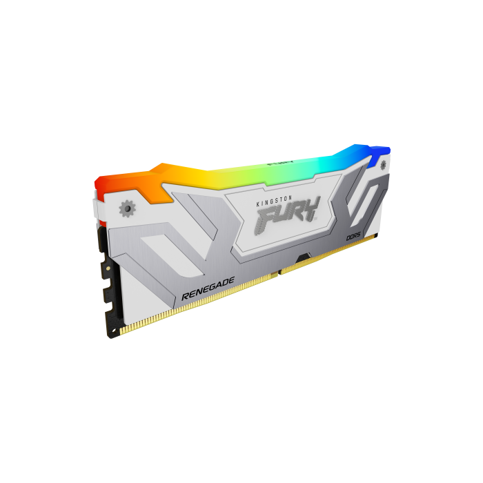 Kingston Fury Renegade RGB White DDR5 24GB 8400MT/s CL40 XMP CUDIMM KF584CU40RWA-24 2
