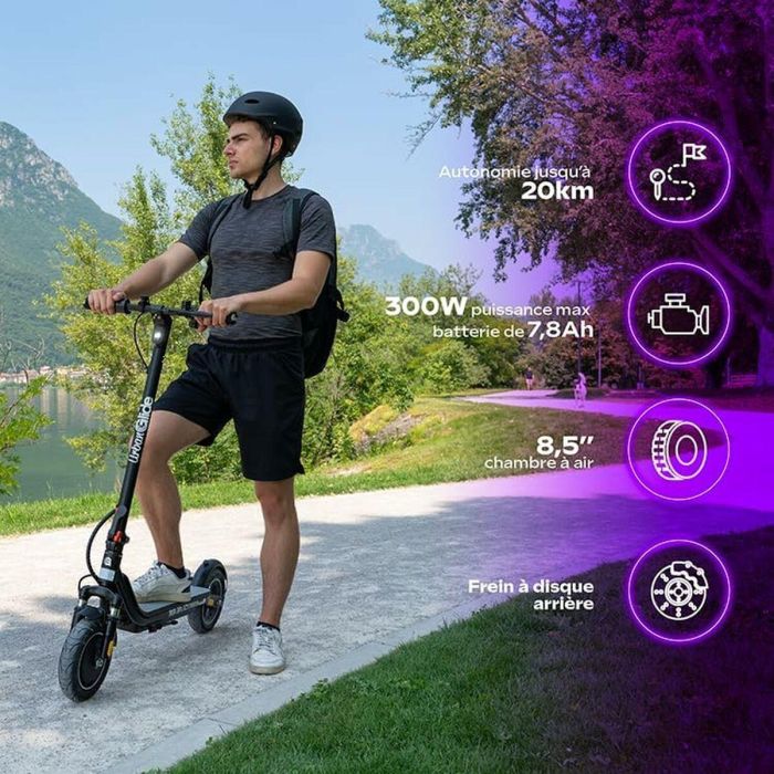Urbanglide Patinete Eléctrico 85 Evo 300 W Neumáticos 8.5 Pulgadas Máx. 25 km/h Autonomía hasta 20 km 13 Urbanglide Patinete Eléctrico 85 Evo 300 W Neumáticos 8.5 Pulgadas Máx. 25 km/h Autonomía hasta 20 km 13