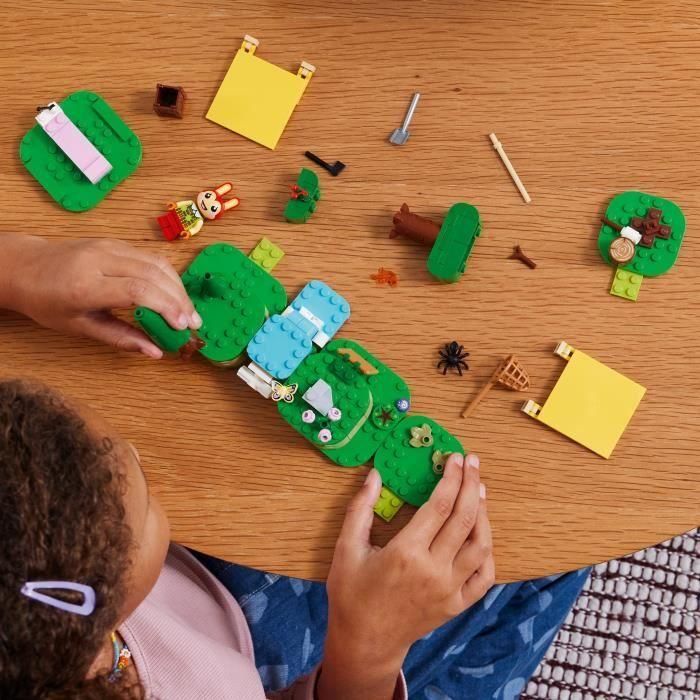 Juego de construccion actividades al aire libre con coni lego animal crossing 2