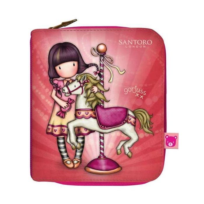 Cartera Gorjuss Carousel Salmón 10 x 12 x 3 cm 1