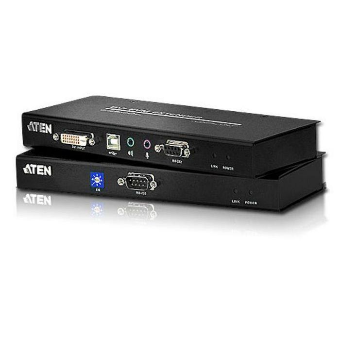 Aten CE600 Extensor KVM DVI USB con Audio y RS-232 (60m) 0 Aten CE600 Extensor KVM DVI USB con Audio y RS-232 (60m) 0