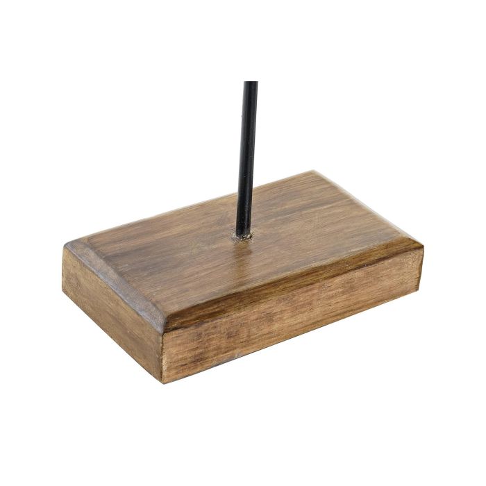 DKD Home Decor Decoración Balines Figura Pájaros Madera Albasia y Hierro Marrón Beige 63 cm Alto x 49 cm Ancho x 11.5 cm Largo 2