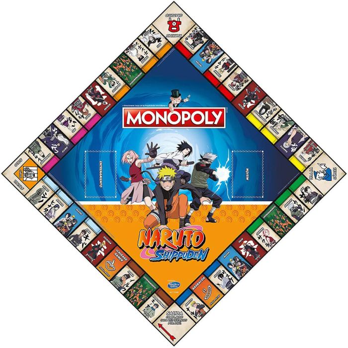 Monopoly Hasbro Naruto Shippuden (ES) 3 Monopoly Hasbro Naruto Shippuden (ES) 3