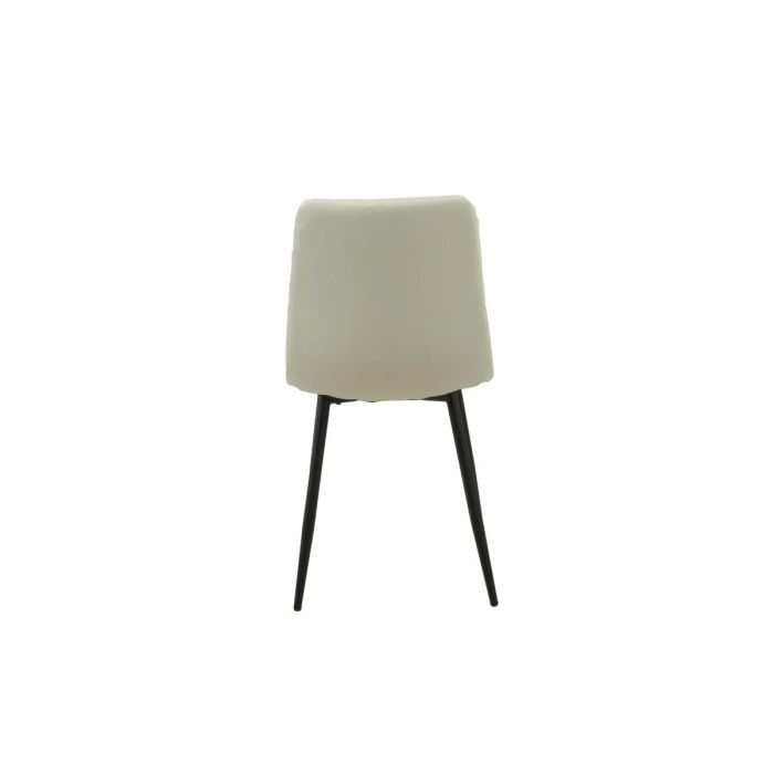 Silla Romimex Blanco Terciopelo Metal 45 x 89 x 55 cm 1