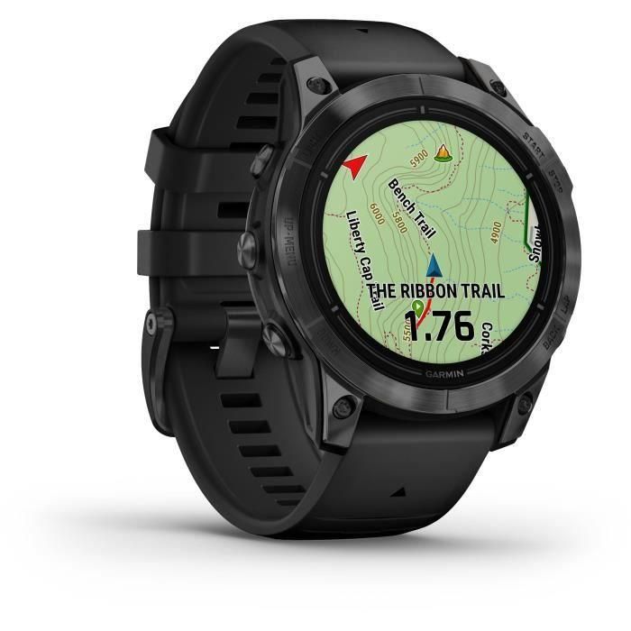Garmin GAR0753759318079 - Epix Pro (Gen2) Reloj Conectado de Alto Rendimiento 47 mm, Acero Gris con Pulsera Negra 0 Garmin GAR0753759318079 - Epix Pro (Gen2) Reloj Conectado de Alto Rendimiento 47 mm, Acero Gris con Pulsera Negra 0