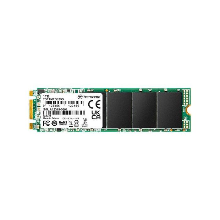 Transcend 825S SSD 1TB M.2 2280 SATA3 B+M Key TLC 3D NAND para Portátil - Lectura hasta 550 MB/s