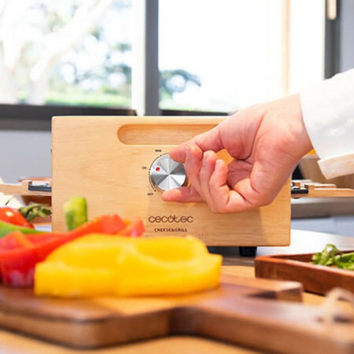 Plancha Grill Cecotec Cheese&Grill 8400 Wood MixGrill 1200 W 2 Plancha Grill Cecotec Cheese&Grill 8400 Wood MixGrill 1200 W 2