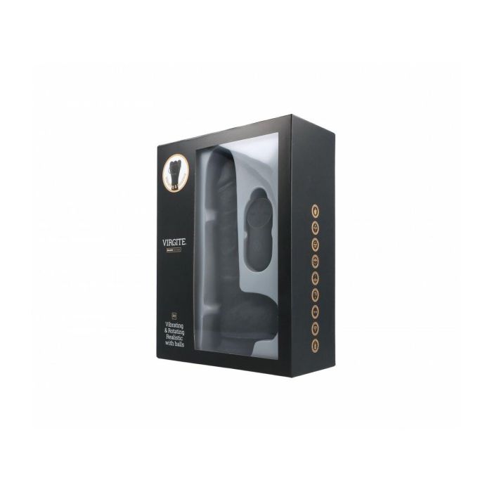 Consolador Realista Virgite R9 Negro 19 cm 8 Consolador Realista Virgite R9 Negro 19 cm 8