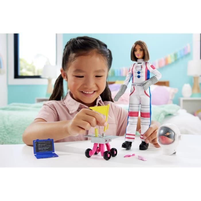 Barbie HRG45 Muñeca Tú Puedes Ser Astronauta Mattel con Rover y Accesorios para Niñas +3 Años 3