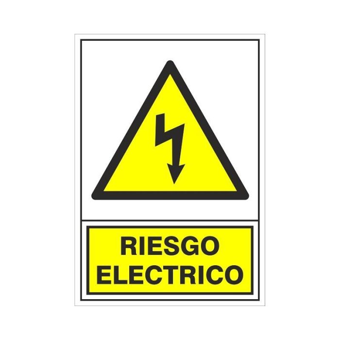 Duver 312 Señal Riesgo Eléctrico Plástico 295x210 mm