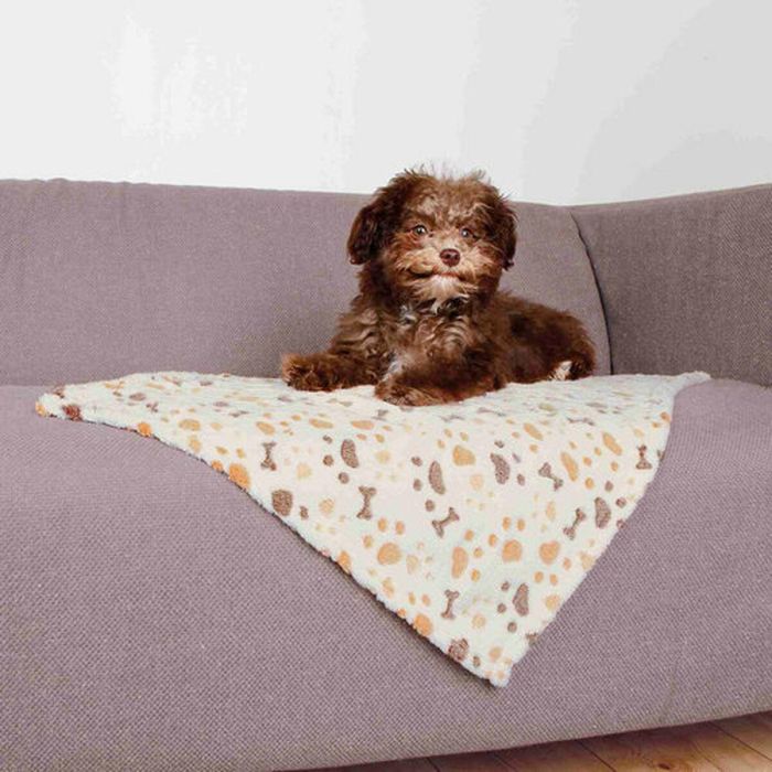 Manta para Mascotas Trixie Lingo Blanco Beige 75 × 50 cm 1 Manta para Mascotas Trixie Lingo Blanco Beige 75 × 50 cm 1