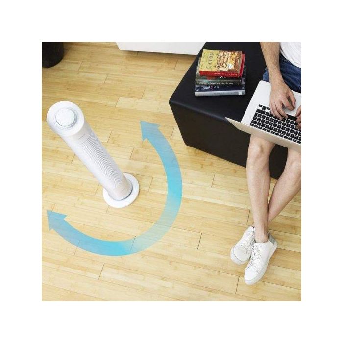 Cecotec EnergySilence 6090 Skyline Ventilador de Torre Silencioso para Suelo Blanco 45W 3 Cecotec EnergySilence 6090 Skyline Ventilador de Torre Silencioso para Suelo Blanco 45W 3