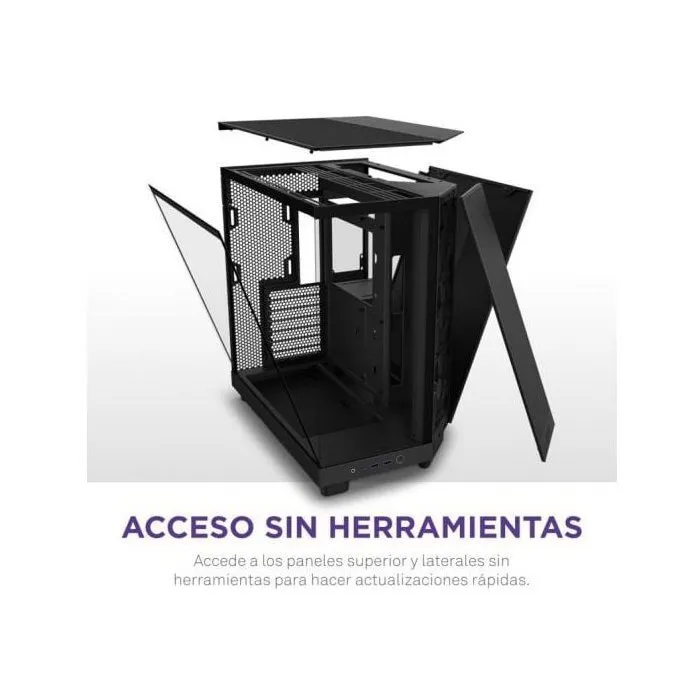 NZXT CC-H61FB-01 H6 Air Flow Midi Tower Negro Caja de PC 5 NZXT CC-H61FB-01 H6 Air Flow Midi Tower Negro Caja de PC 5