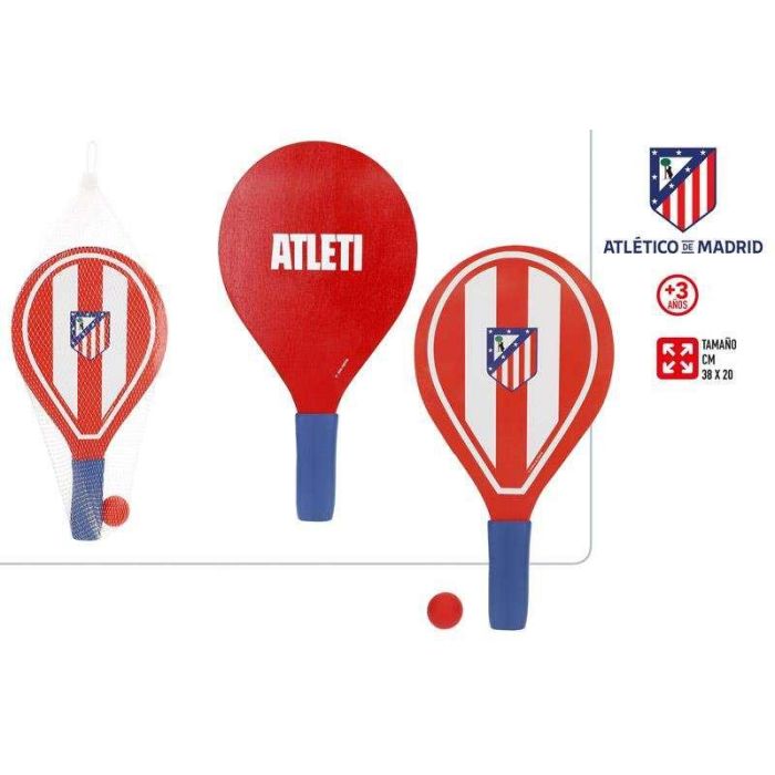 Palas de playa madera atletico de madrid 38x20x0.7cm 2 Palas de playa madera atletico de madrid 38x20x0.7cm 2
