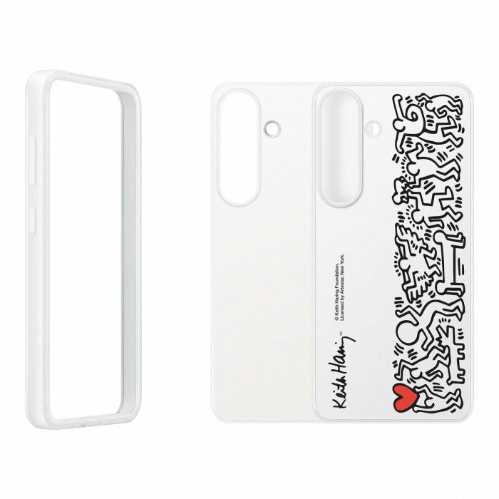 Samsung SAM1738284581709 Funda personalizable para Galaxy S25 Blanca 13