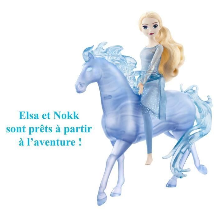 Princesa de Disney - reina de las nieves - Elsa y Nokk Box - Mannequins Dolls - 3 años y + + 5 Princesa de Disney - reina de las nieves - Elsa y Nokk Box - Mannequins Dolls - 3 años y + + 5