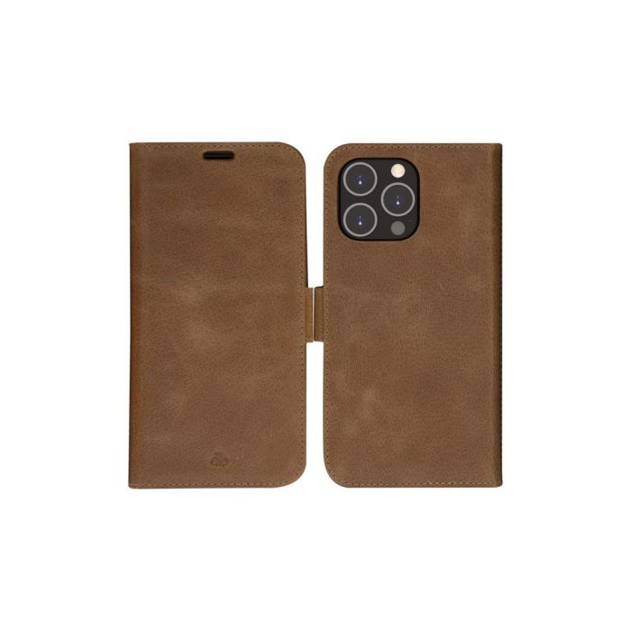 dbramante1928 Lynge iPhone 14 Pro Max Tan – Funda Cartera 2 en 1 de Piel Sostenible 2