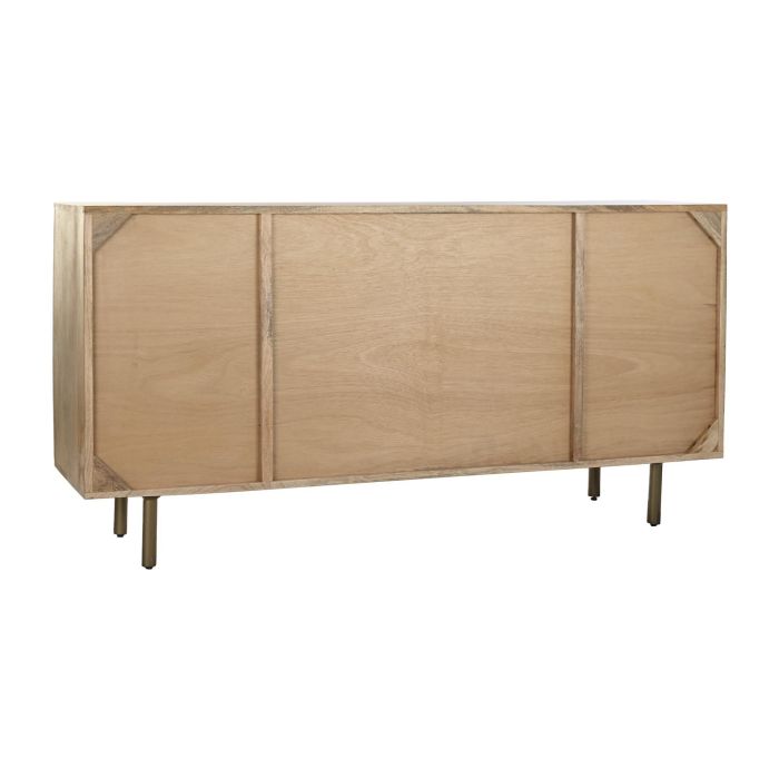 DKD Home Decor Buffet Balines 40 x 76 x 150 cm Mango Ratán Natural Hecho a Mano 4 Puertas 8