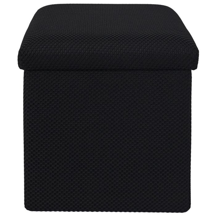Caja-Puf Plegable Atom Negro Home Deco Factory 3 Caja-Puf Plegable Atom Negro Home Deco Factory 3