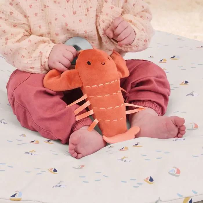 Ingenuity Alfombra de Juego Reversible para Bebé ING17486 - Azul Marino - Arco de Juego de Madera Plegable y Extraíble, 5 Juguetes, Espejo y Cojín 2 Ingenuity Alfombra de Juego Reversible para Bebé ING17486 - Azul Marino - Arco de Juego de Madera Plegable y Extraíble, 5 Juguetes, Espejo y Cojín 2