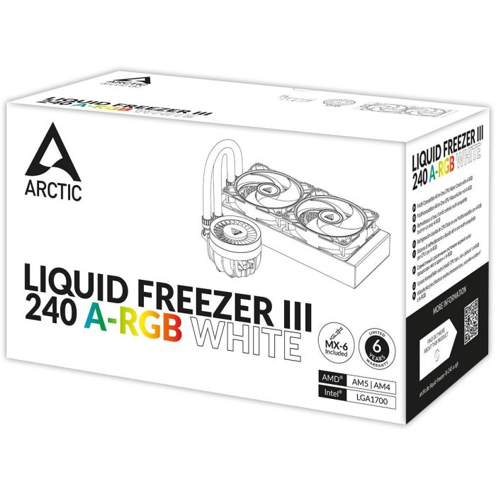 K Cooler Wasserkühlung Arctic Liquid Freezer III 240 A-RGB White 7