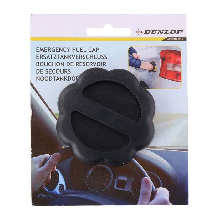 Dunlop Tapon Universal para Deposito de Gasolina / Gasoleo Negro / Amarillo 50 x 80 x 130 mm