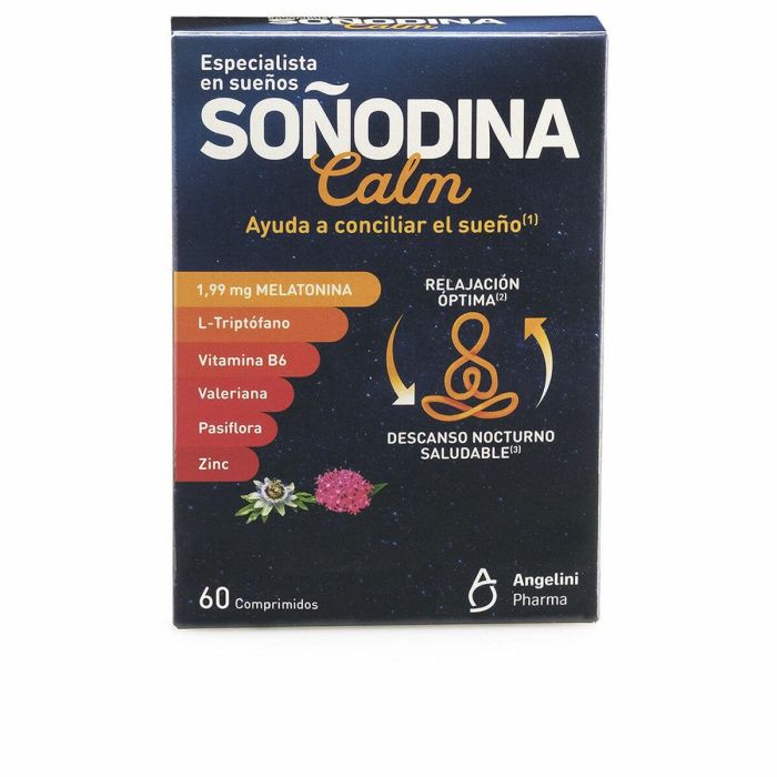 Natura Essenziale SOÑODINA Melatonina 1,99 mg para un Sueño Reparador y Descanso. Regula Ciclo Circadiano, 60 Comprimidos 1