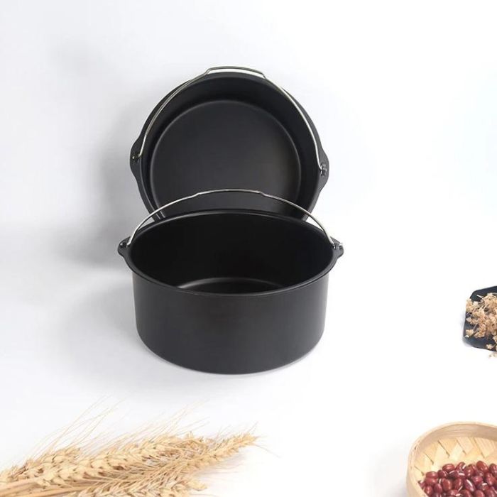 Molde para hornear de 19 cm con asa para Air Fryer Quttin - Inde (8 Unidades) 6 Molde para hornear de 19 cm con asa para Air Fryer Quttin - Inde (8 Unidades) 6