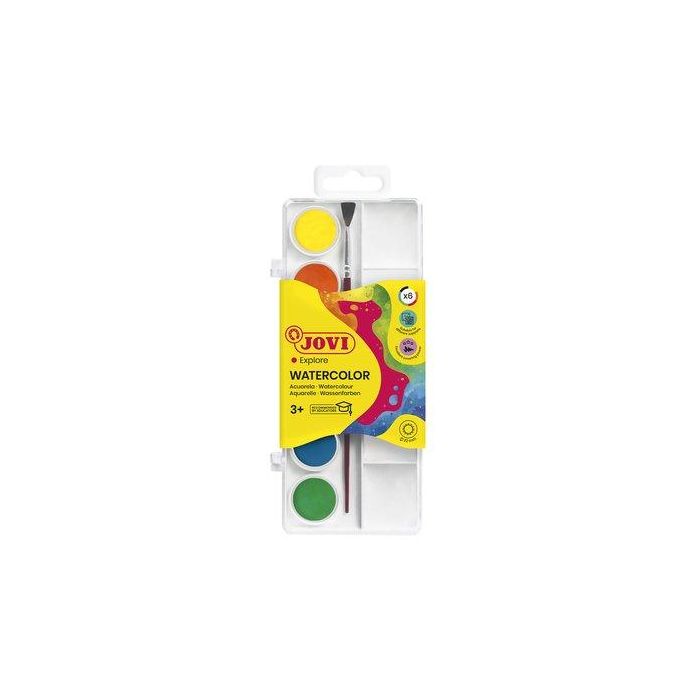 Acuarelas Jovi 22 Mm Estuche De 6 5 unidades