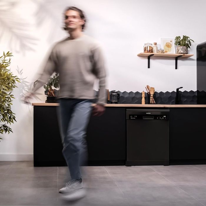 Cecotec Lavavajillas Bolero Aguazero 6500 15 cubiertos 6 programas Clase C Antracita 5