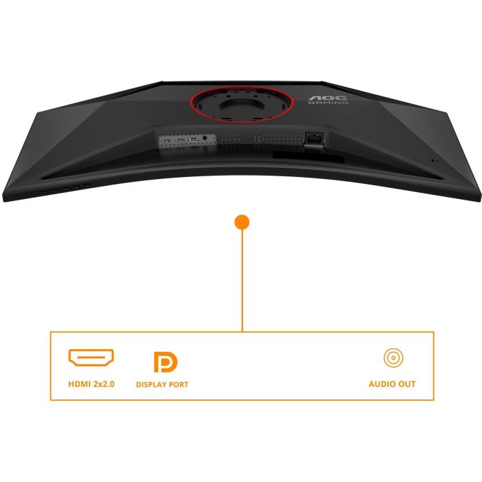 AOC Monitor Gaming Ultra ancha Curvo CU34G4 34" WQHD 180Hz 1ms VA Negro 10 AOC Monitor Gaming Ultra ancha Curvo CU34G4 34" WQHD 180Hz 1ms VA Negro 10