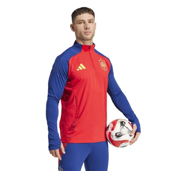 Sudadera de Entrenamiento para Adultos Adidas España Tr Top Rojo 12-13 Años 4