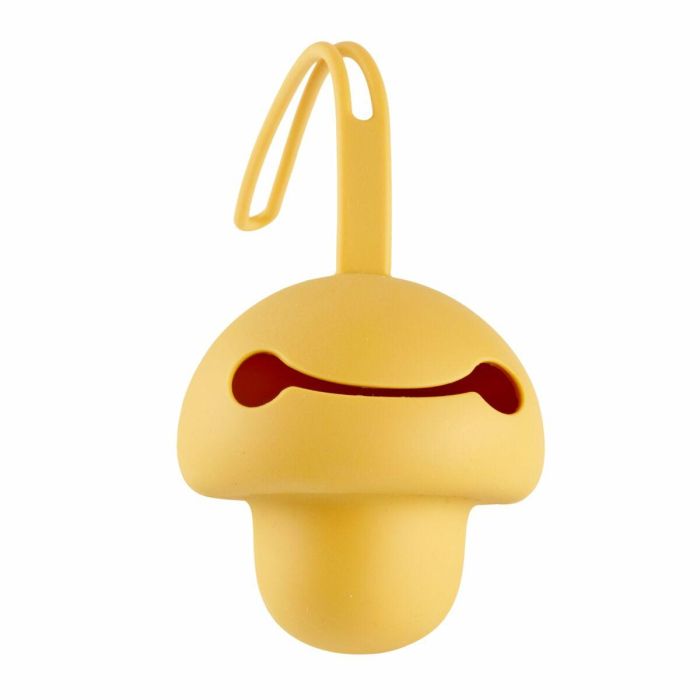 Thermobaby THE3023191810491 Portachupetes de Silicona Amarillo Miel Suave sin BPA 9