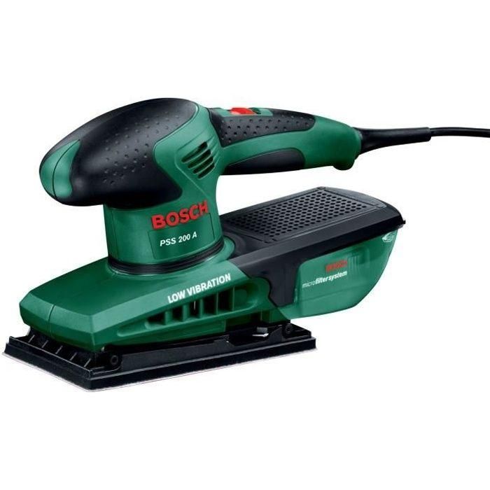 Lijadora orbital de microfiltro BOSCH PSS 200 A Lijadora orbital de microfiltro BOSCH PSS 200 A