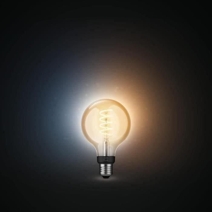 Philips Hue White Ambiance, LED conectado LED E27 Filamento G93 Globe, Bluetooth, trabaja con Alexa, Google y HomeKit 2 Philips Hue White Ambiance, LED conectado LED E27 Filamento G93 Globe, Bluetooth, trabaja con Alexa, Google y HomeKit 2