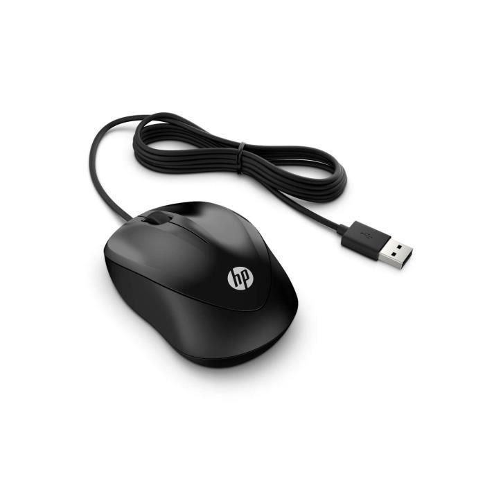HP 1000 Ratón con Cable USB Ergonómico para PC, Diseño Contorneado, Alta Precisión y Confort Óptimo con Cable de 1.5m 2 HP 1000 Ratón con Cable USB Ergonómico para PC, Diseño Contorneado, Alta Precisión y Confort Óptimo con Cable de 1.5m 2