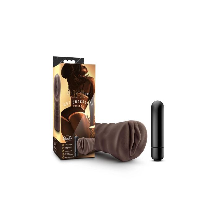Masturbador Masculino Blush Hot Chocolate Brianna Marrón 2 Masturbador Masculino Blush Hot Chocolate Brianna Marrón 2