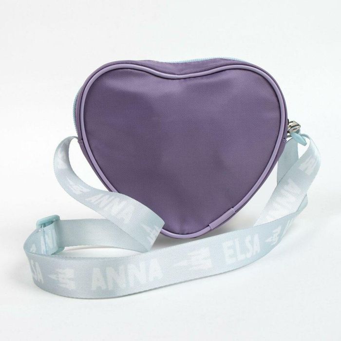 Cerdá Bolso Corazón Frozen, Bandolera Infantil con Forma de Corazón, Color Azul, Medidas 15x14x4 cm, para Niñas y Niños de 3+ Años 5 Cerdá Bolso Corazón Frozen, Bandolera Infantil con Forma de Corazón, Color Azul, Medidas 15x14x4 cm, para Niñas y Niños de 3+ Años 5