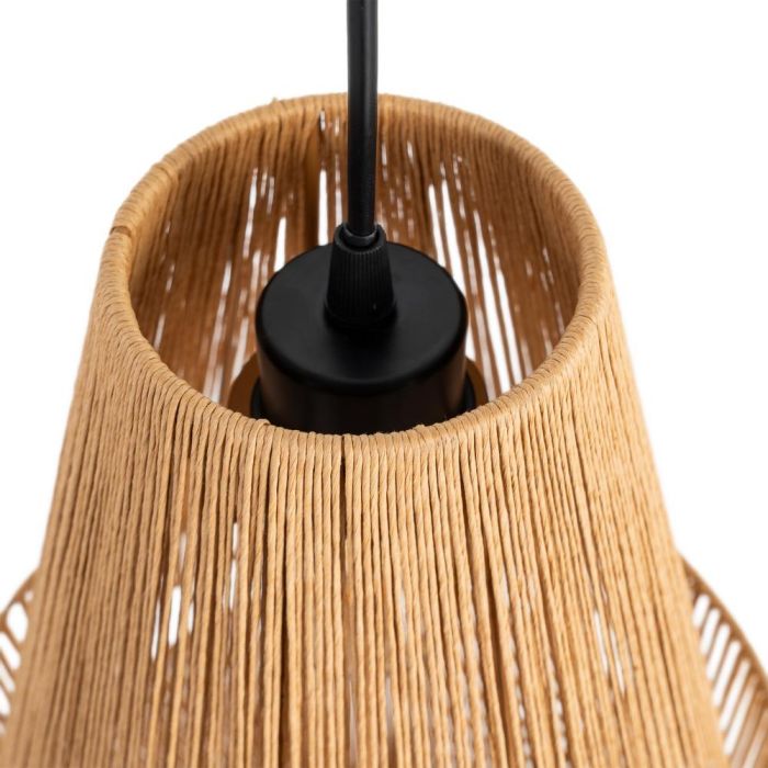 Lámpara Techo Natural Cuerda de Papel 30 X 30 X 40 cm