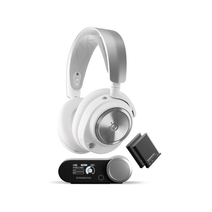 SteelSeries Arctis Nova Pro Wireless Over-ear ANC Headset Blanco 2 SteelSeries Arctis Nova Pro Wireless Over-ear ANC Headset Blanco 2