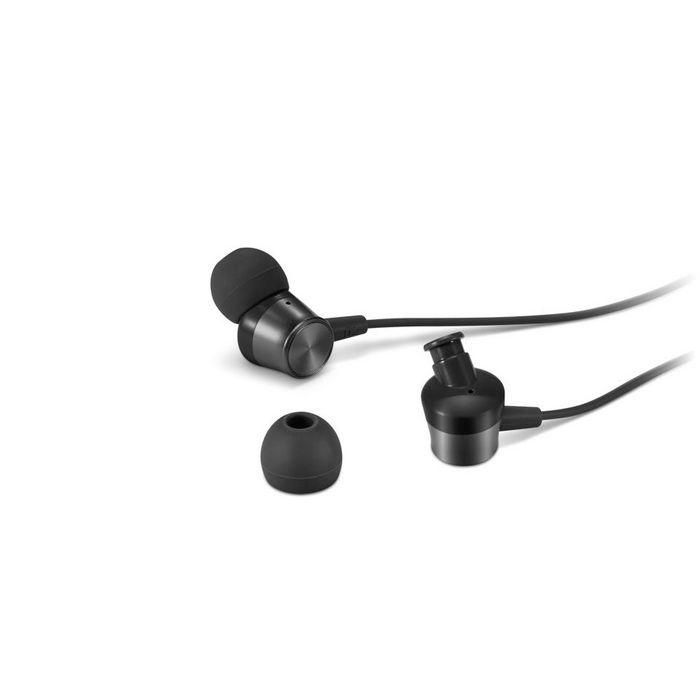 Lenovo Auriculares In-Ear Gen II con Micrófono Integrado, Sonido Potente y Ajuste Cómodo, Negro 3