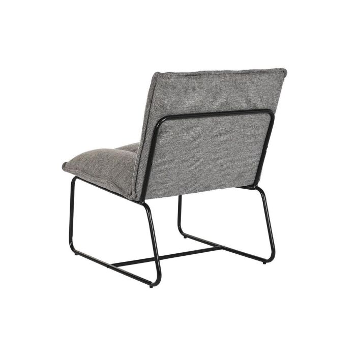 Sillon Urban DKD Home Decor Gris Negro 71 x 77 x 66 cm 2 Sillon Urban DKD Home Decor Gris Negro 71 x 77 x 66 cm 2