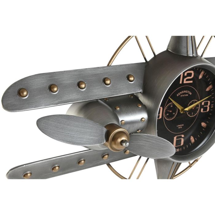 Reloj Pared Vintage DKD Home Decor Plateado Dorado 15 x 46 x 77.5 cm 3 Reloj Pared Vintage DKD Home Decor Plateado Dorado 15 x 46 x 77.5 cm 3