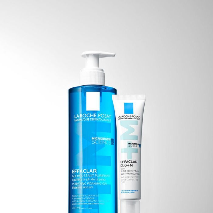 La Roche Posay Effaclar Gel Purificante +M 400 ml, Limpiador Piel Grasa y Acneica 3