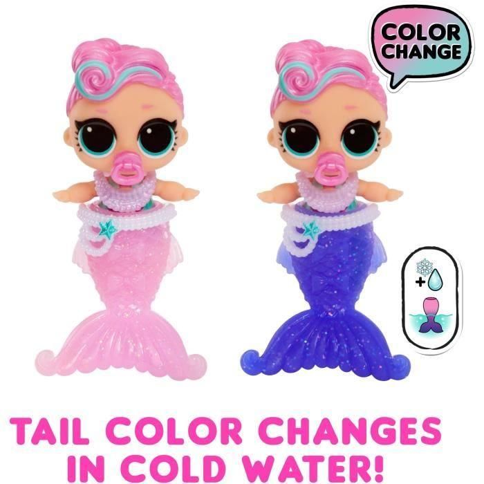 LOL Surprise - Sirenas bebés - Cola de sirena cambia de color - 8 personajes para coleccionar - Aleatorio 2 LOL Surprise - Sirenas bebés - Cola de sirena cambia de color - 8 personajes para coleccionar - Aleatorio 2